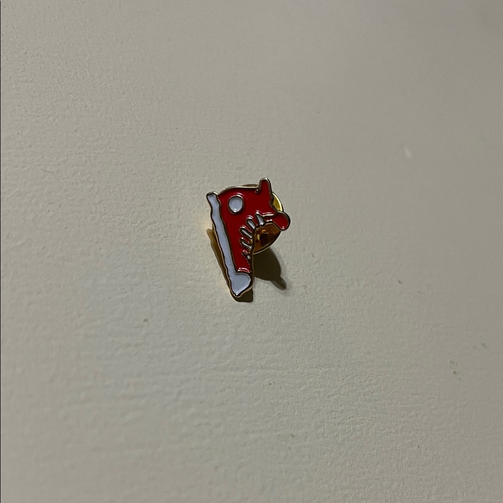 Red Sneaker Enamel Pin